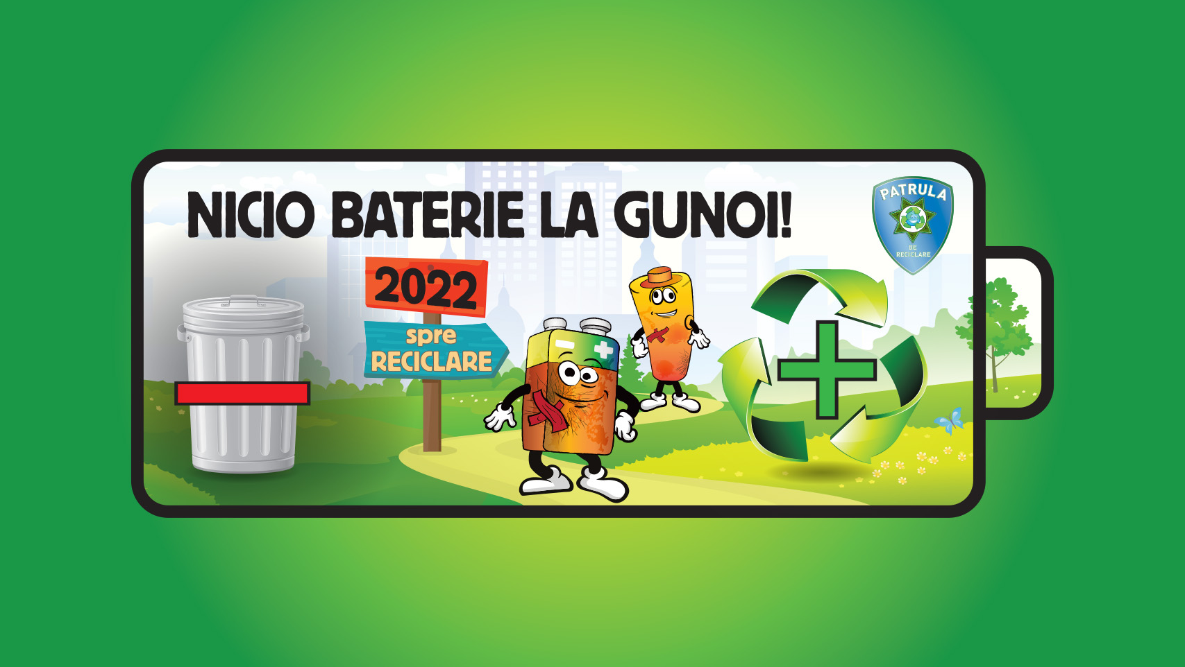 Restless Discrepancy sponsor Colectarea bateriilor uzate - concurs național 2022 Patrula de Reciclare