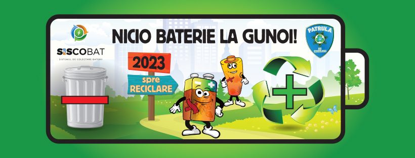 Concurs national pentru scoli din toata tara - colectare baterii uzate