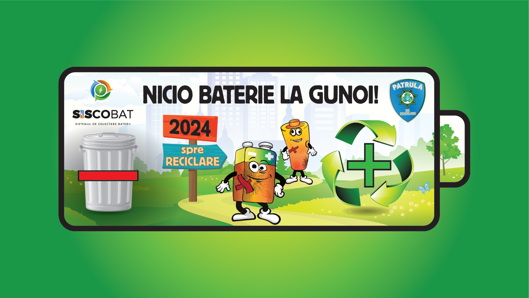 Banner concurs national Nicio baterie la gunoi 2024